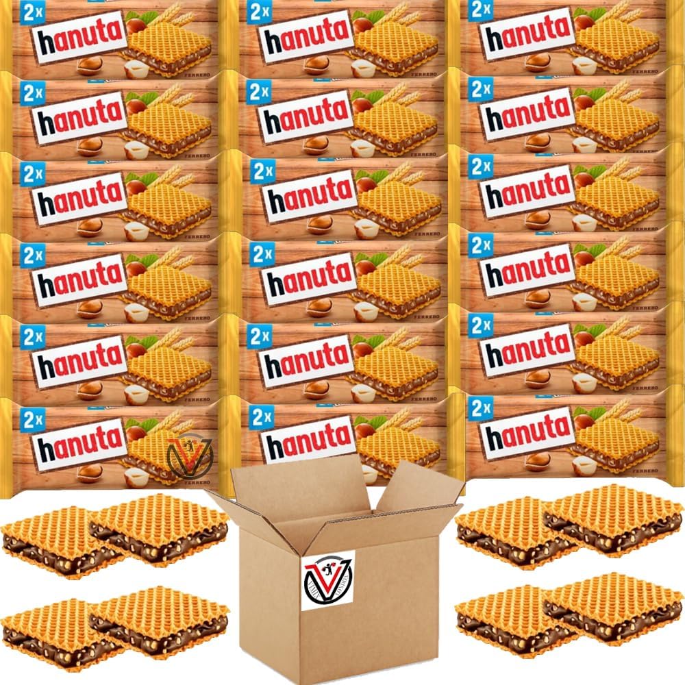 VIMIX Hanuta Wafer Double Pack Biscuits 44g | Pick any number of bars