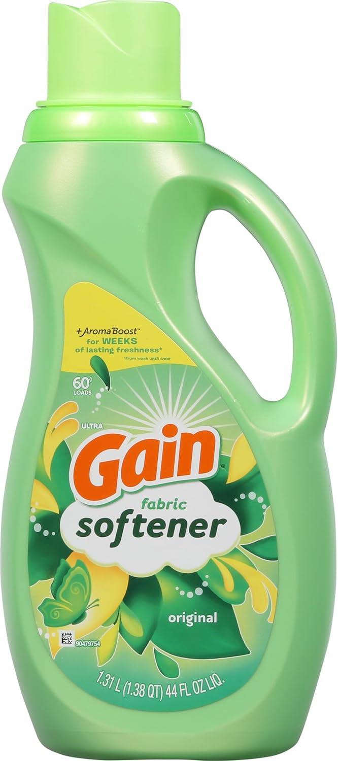 Gain Laundry Liquid Fabric Softener, Original Scent, Fabric Conditioner, 44 fl oz, 60 Loads