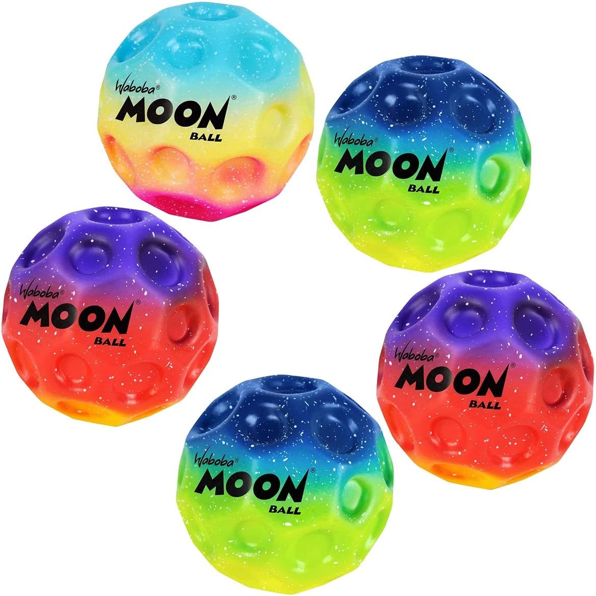Waboba Gradient Moon Ball - Assorted Colors - Set of 5