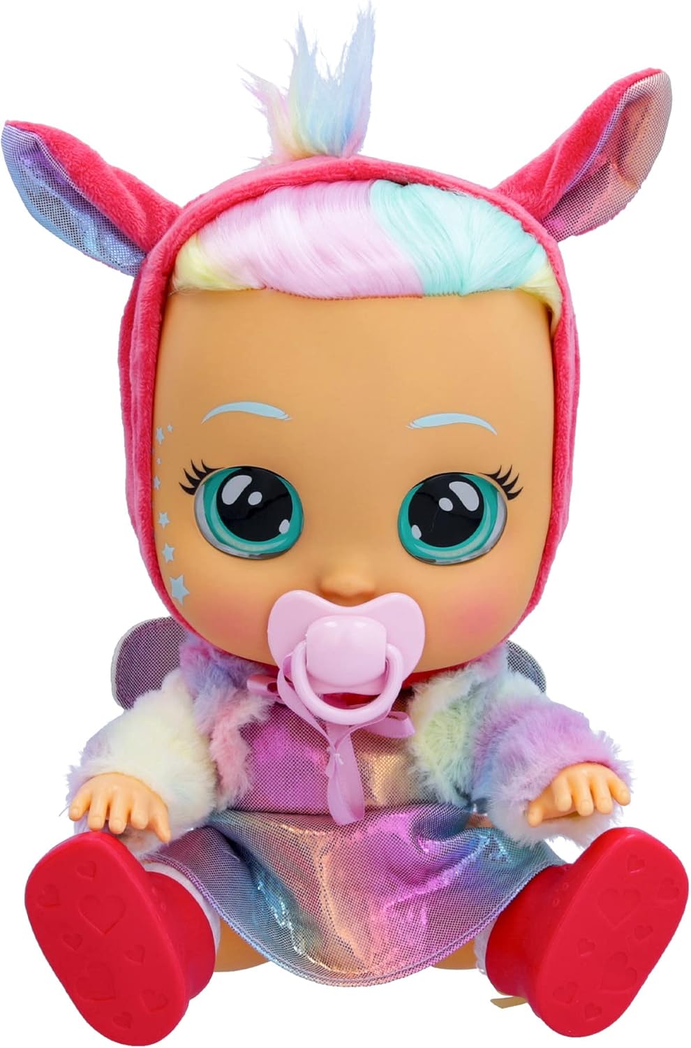CRY BABIES Dressy Fantasy Hannah | Interactive Doll that cries Real tears with Hair to Style, Clothes to Wear and Accessories - Toy and Gift for Boys and Girls