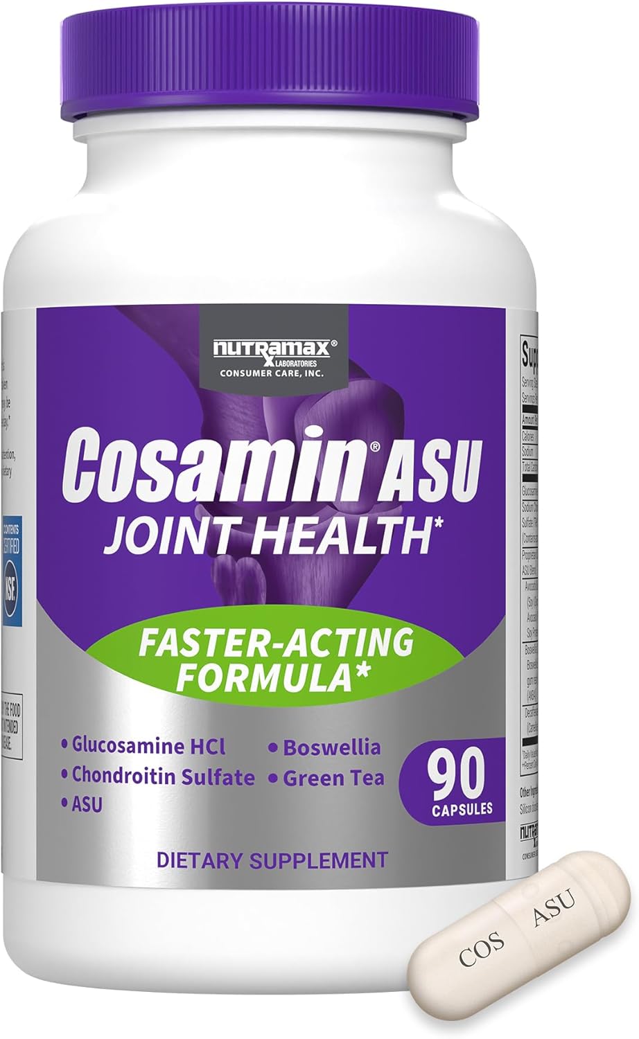 Cosamin ASU Joint Health Supplement – Advanced, Faster-Acting Formula, 90 Capsules