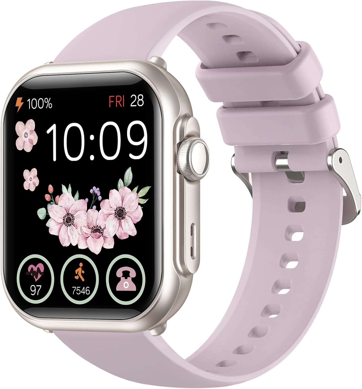 Smart Watches for Men Fitness Tracker: 1.85" Smart Watch with 30 Days+1000 mAh Battery Life Make/Recive Call Heart Rate Blood Pressure SpO2 Sleep Monitor 120 Sport Mode 5ATM for iPhone Android Phones