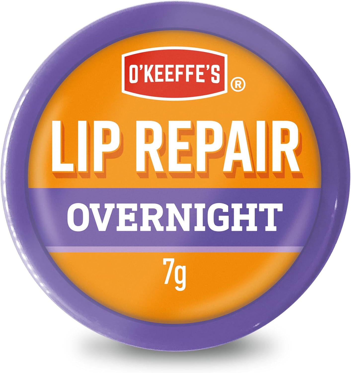 O'Keeffe's Lip Repair Overnight 7g - Intensive Overnight Treatment for Dry, Cracked Lips, Long-Lasting Moisture & Repair