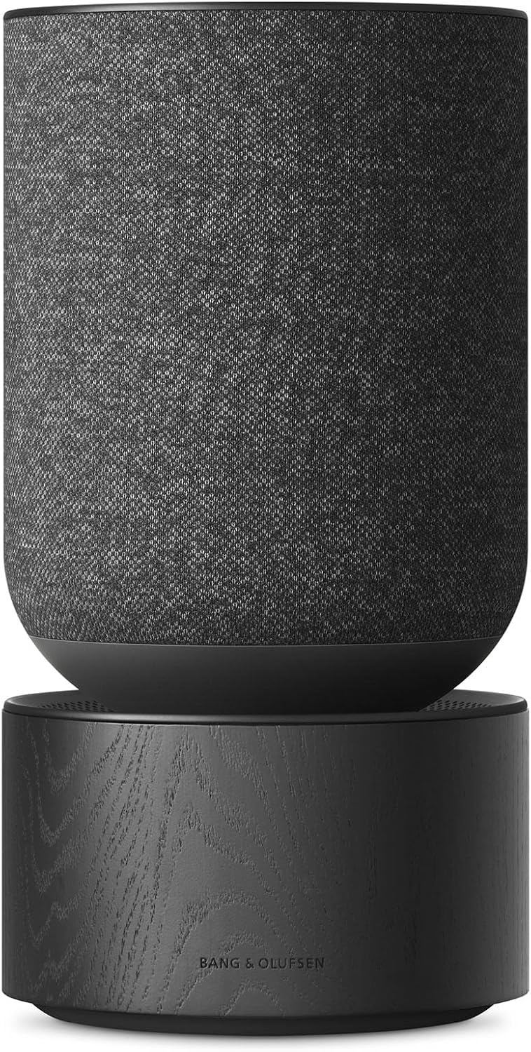 Bang & Olufsen Beosound Balance - Powerful WiFi and Bluetooth Home Speaker with 360 Degree Premium Sound, Design Awards Winner - Black Oak