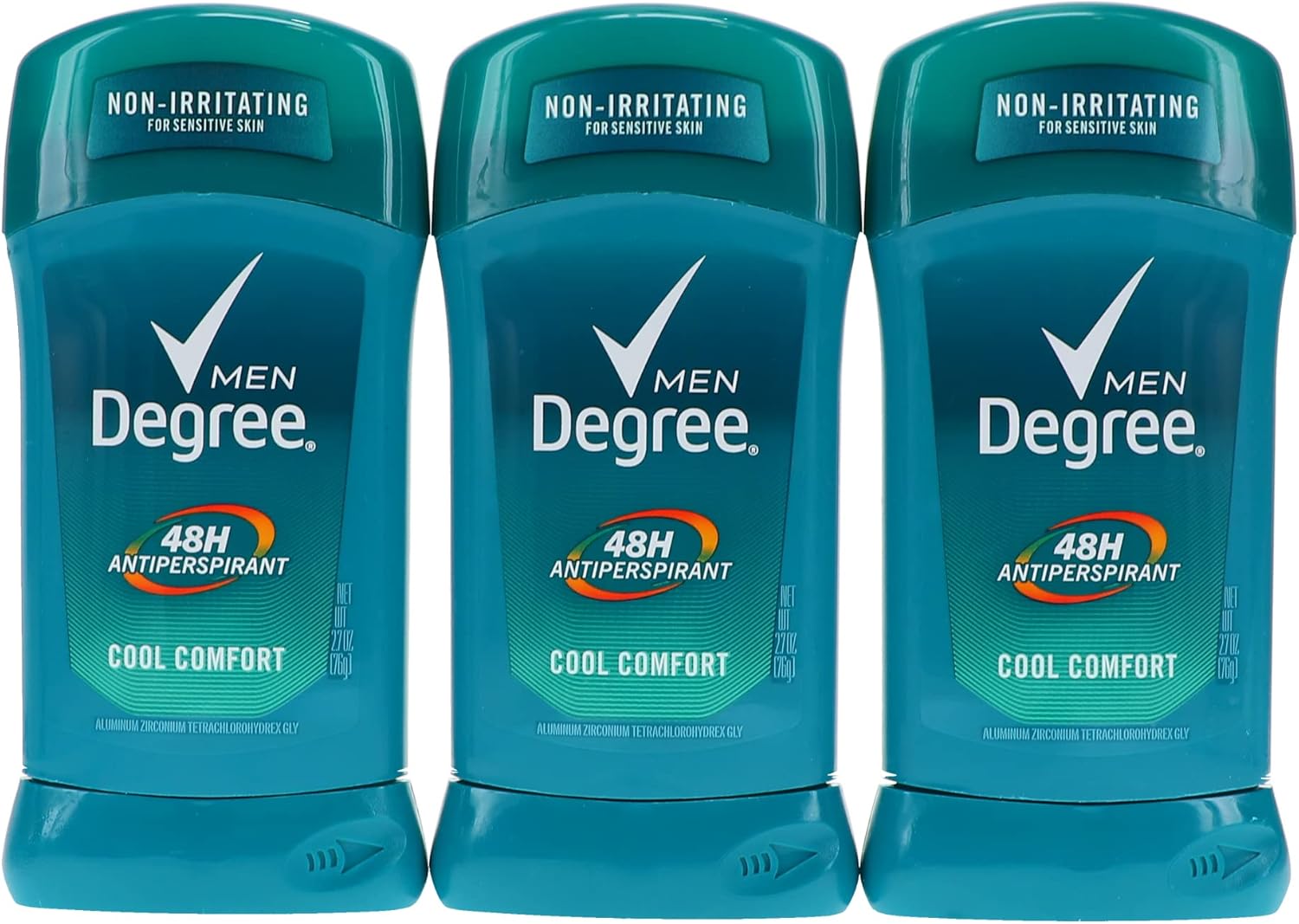 Degree Mens Anti-Perspirant & Deodorant - Cool Comfort 80 ml (Pack of 3)