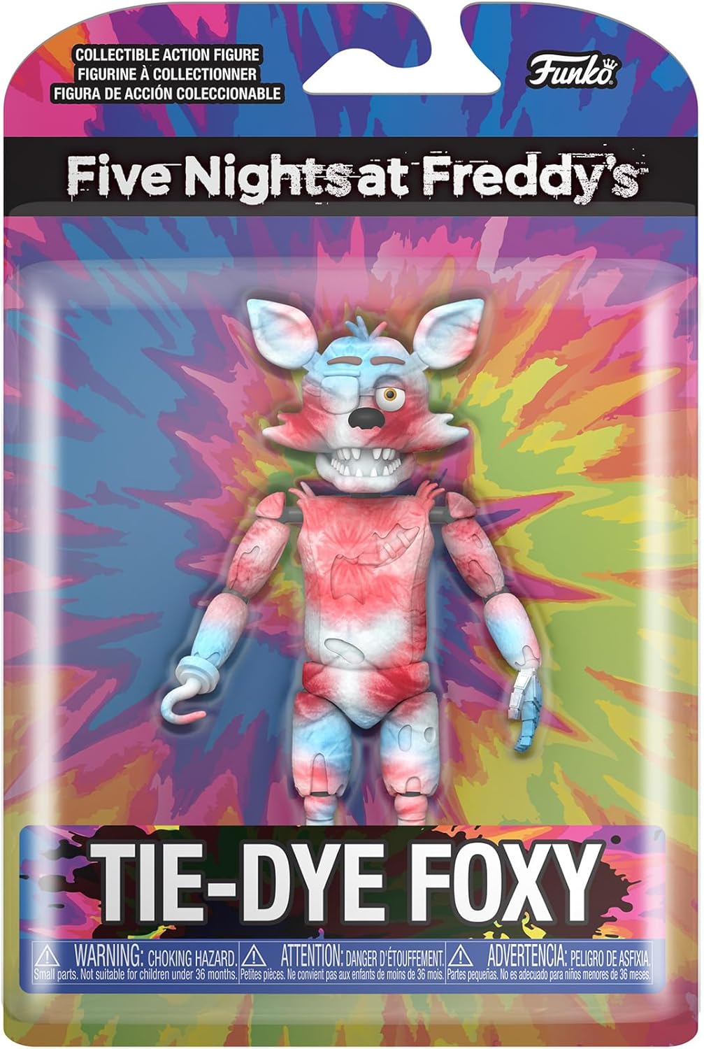 Funko Action Figure 5": Five Nights At Freddy's (FNAF) TieDye - Foxy - Collectable Toy - Gift Idea - Official Merchandise - for Boys, Girls, Kids & Adults