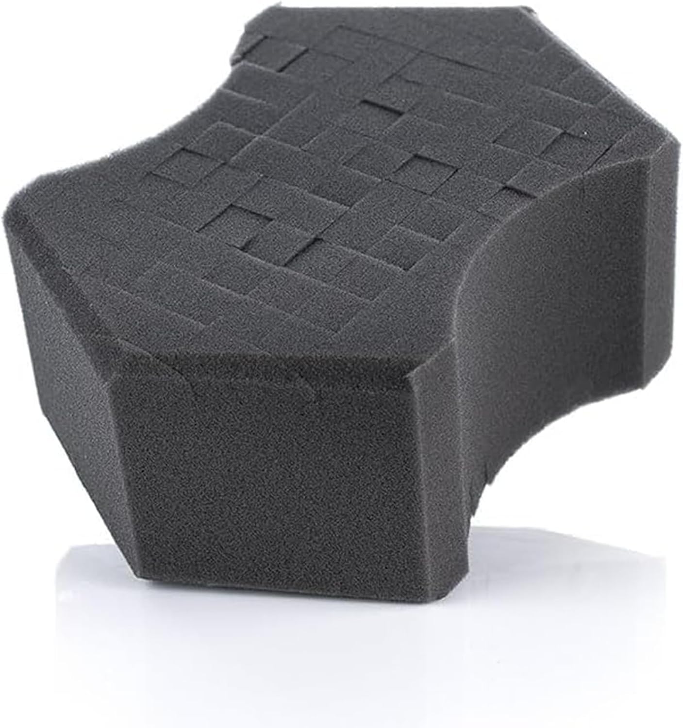 The Rag Company - Ultra Safe Sponge - Latest Foam Technology Safe for All Types of Paint and Wheel Finishes - Easy-to-Hold Ergonomic Grip for Wash Bucket and Rinseless Washing - Dark Grey