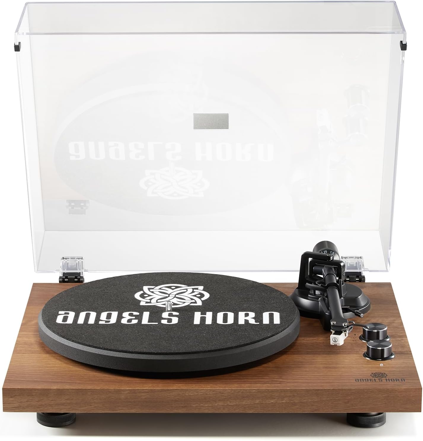 Record Player Vinyl Player, Upgraded 5.0 Bluetooth Turntable, Home Audio Record Player High Fidelity Belt Drive with Moving Magnetic AT-3600L Cartridge