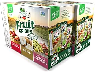 Brothers-ALL-Natural Fruit Crisps Variety Pack (Fuji Apples, Asian Pears, Strawberry Banana), Individual Bags, 2 x 12 Bags (24 Total)
