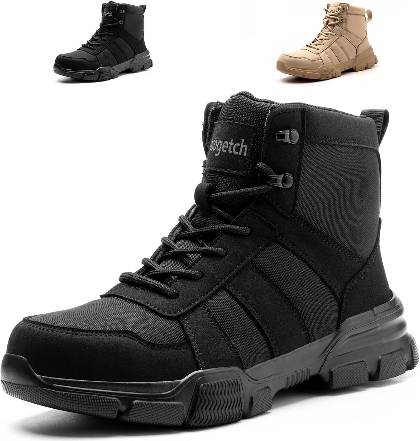 Safety Boots Lightweight Steel Toe Boots Men Women Comfortable Work Boots Shoes