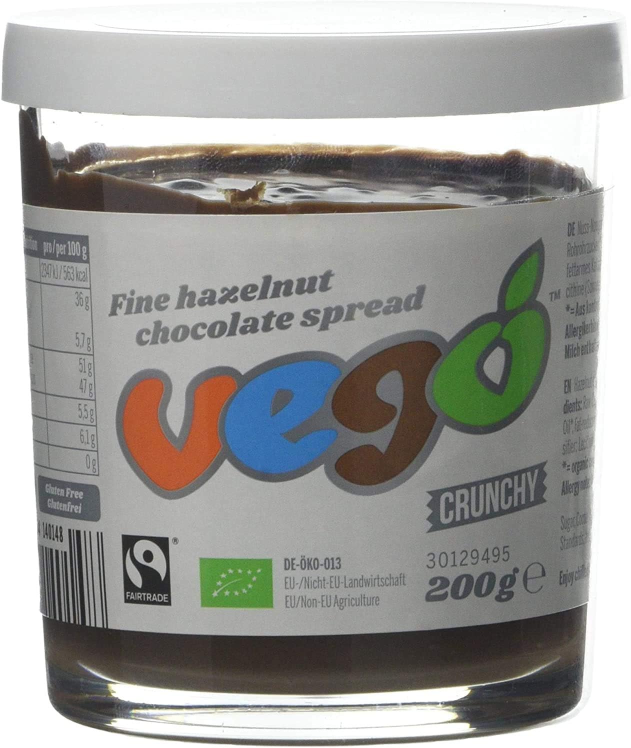Vego | Hazelnut Chocolate Spread | 6 x 200g