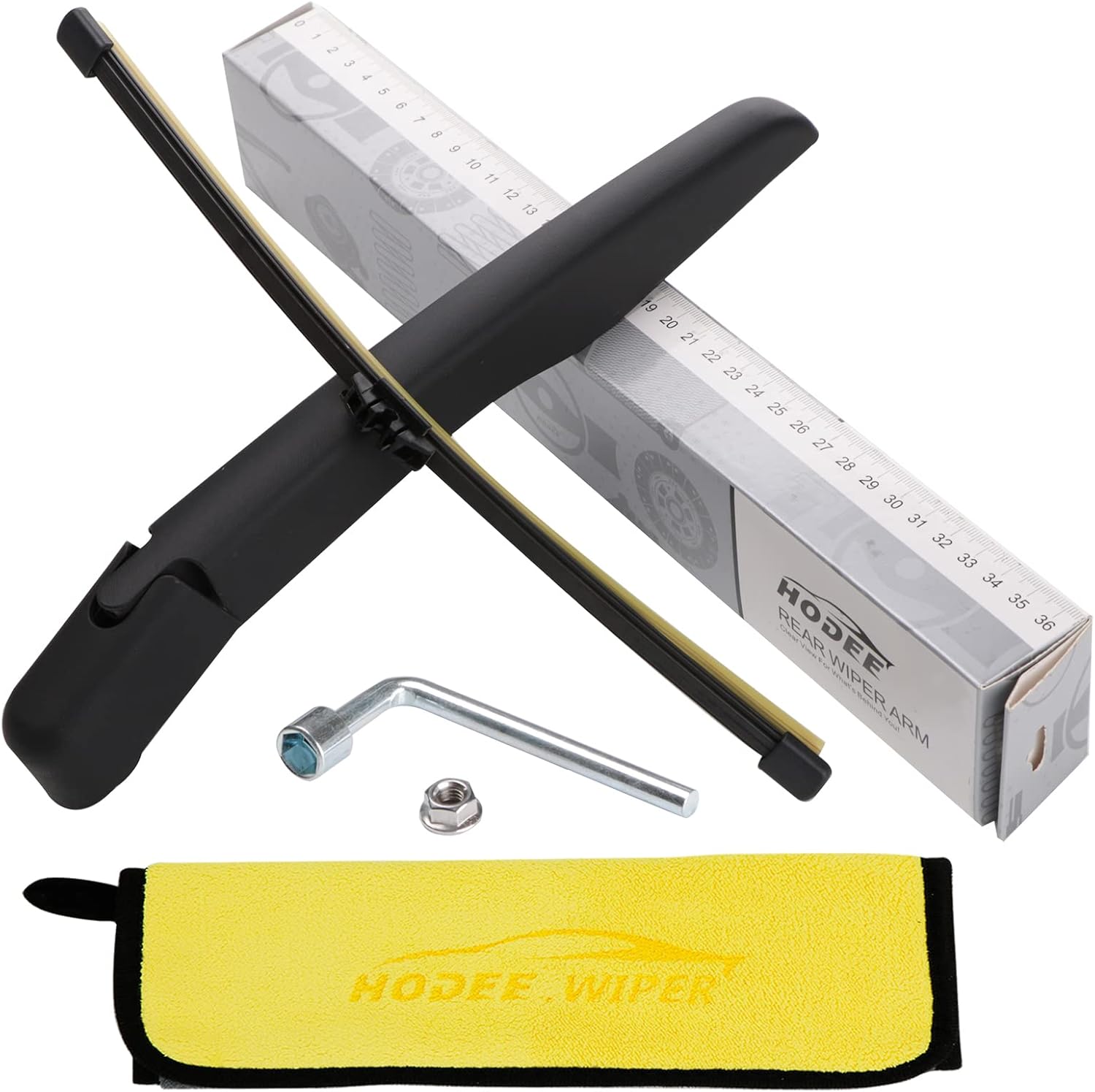 Rear Wiper Arm Blade Nut Set Replacement for Ford EDGE 2015-2023, Rear Wiper Cover Accessories Assembly, Wiper Cap Set for Back Windshield Window, OE:FT4Z 17528-A