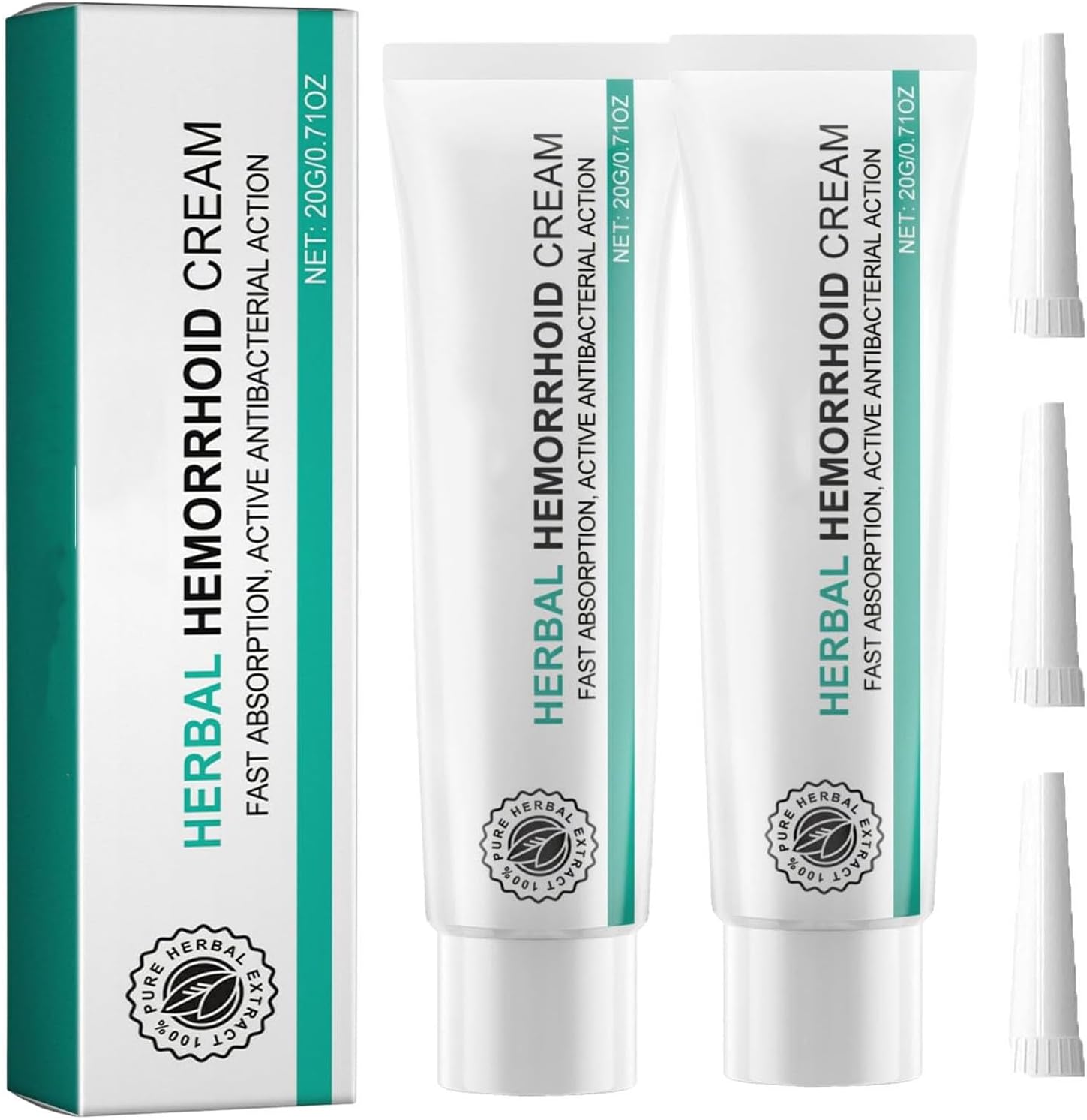 Herbal Hemorrhoids Cream, Hemorrhoids Cream, Chinese Hemorrhoid Cream, Hemorrhoids Ointment, Natural Hemorrhoid Cream for Women Men (2PCS)