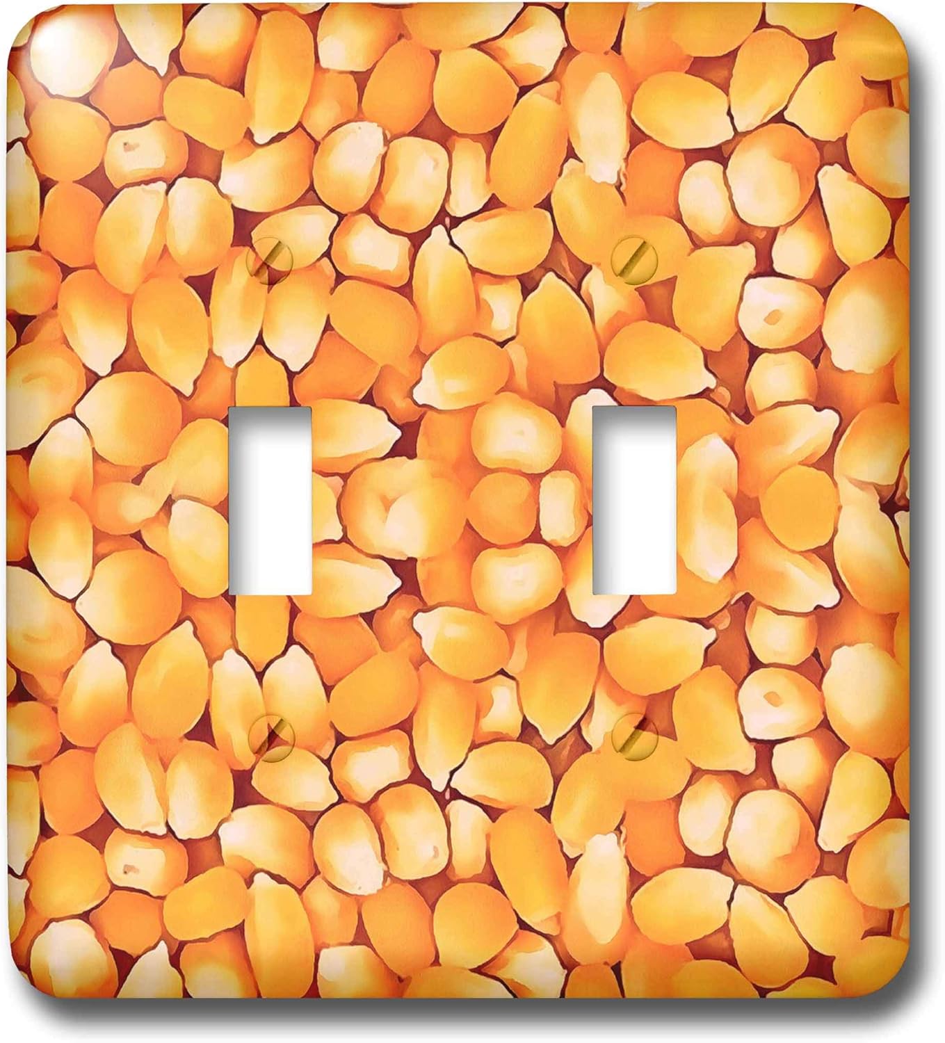 3dRose Taiche - Acrylic Painting - Corn Kernal - Unpopped Sweetcorn - double toggle switch (lsp_309624_2)