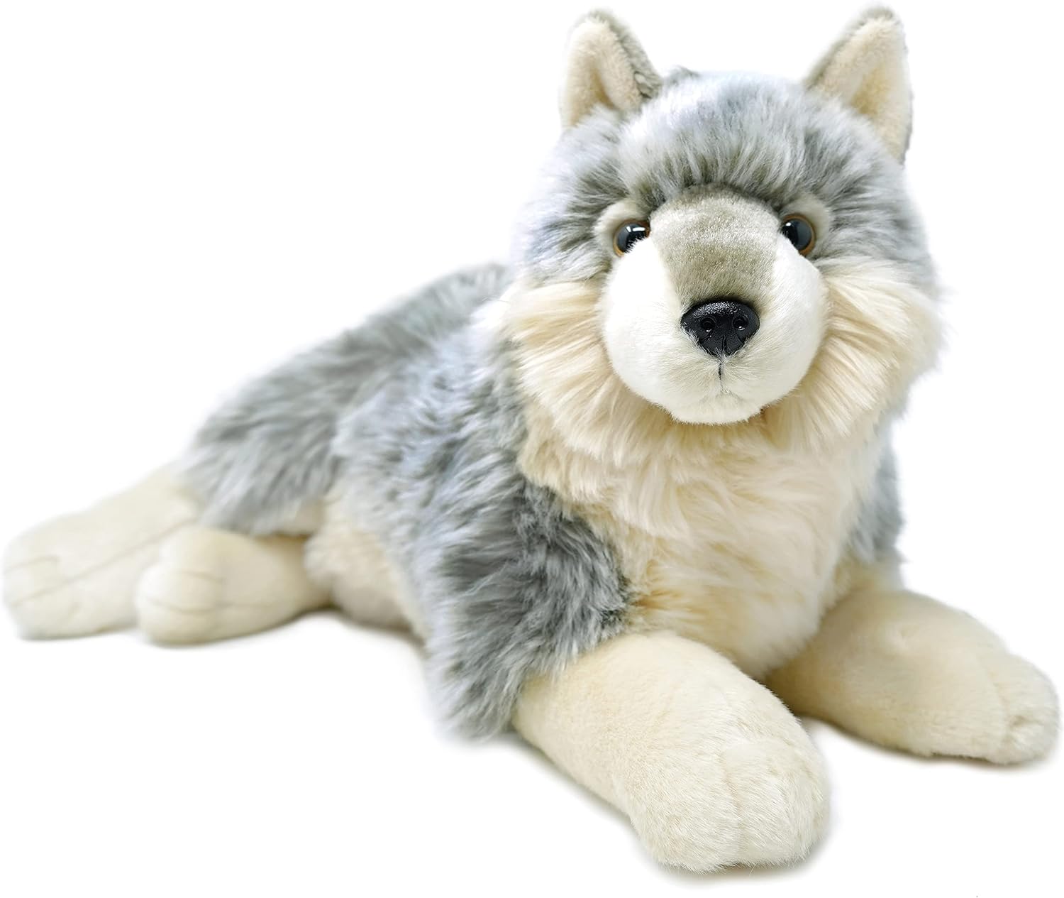 Whitaker The Wolf - 14 Inch Stuffed Animal Plush Dog