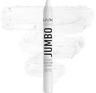NYX PROFESSIONAL MAKEUP Jumbo Eye Pencil, Blendable Eyeshadow Stick & Eyeliner Pencil - Milk (White)