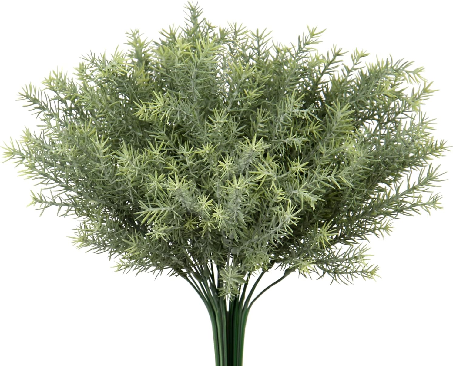 Briful 4 PCS Artificial Greenery Fake Grass Artificial Plant Branches Shrubs Leaf Spray Faux Greenery Artificial Plants for Home Garden Wedding Decoration Floral Arrangement