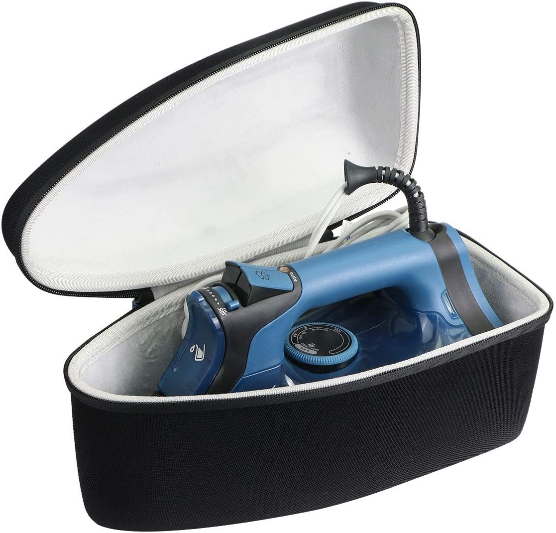 Khanka Hard Travel Case Replacement for Rowenta DW5080 1700-Watt Micro Steam Iron Stainless Steel Soleplate