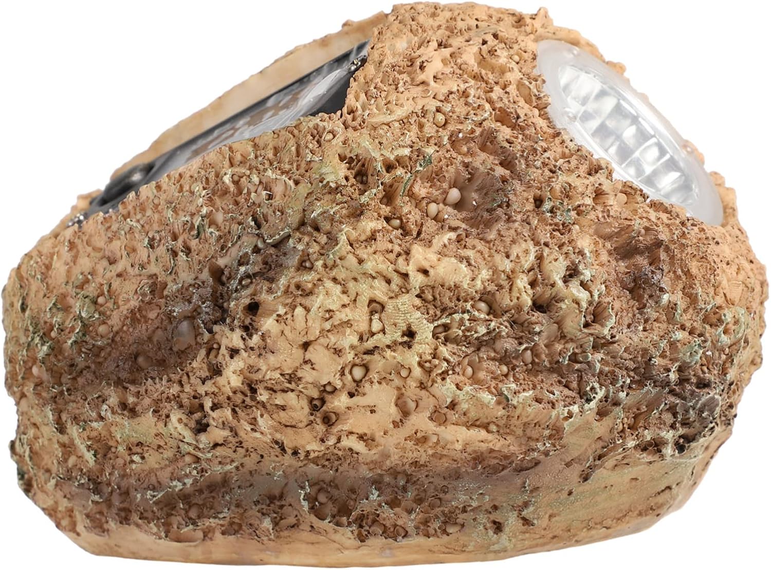 Solar Garden Stone Modeling Light Waterproof LED Outdoor Landscape Decor Simulated Stone Spotlight for Garden Pathway Resin Light Adornment