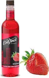 DaVinci Gourmet Classic Strawberry Syrup, 25.4 Fluid Ounces (Pack of 1)