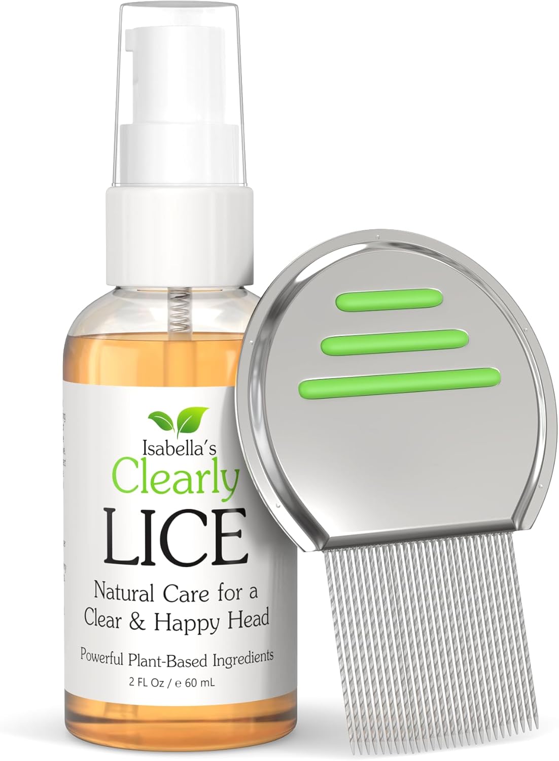 Clearly LICE, Powerful Lice Treatment Kit | Natural Oils Proven to Eliminate Lice, Nits | Non Toxic and No Harsh Chemicals | Remover and Repellent with Neem, Rosemary, Cedarwood with Free Nit Comb