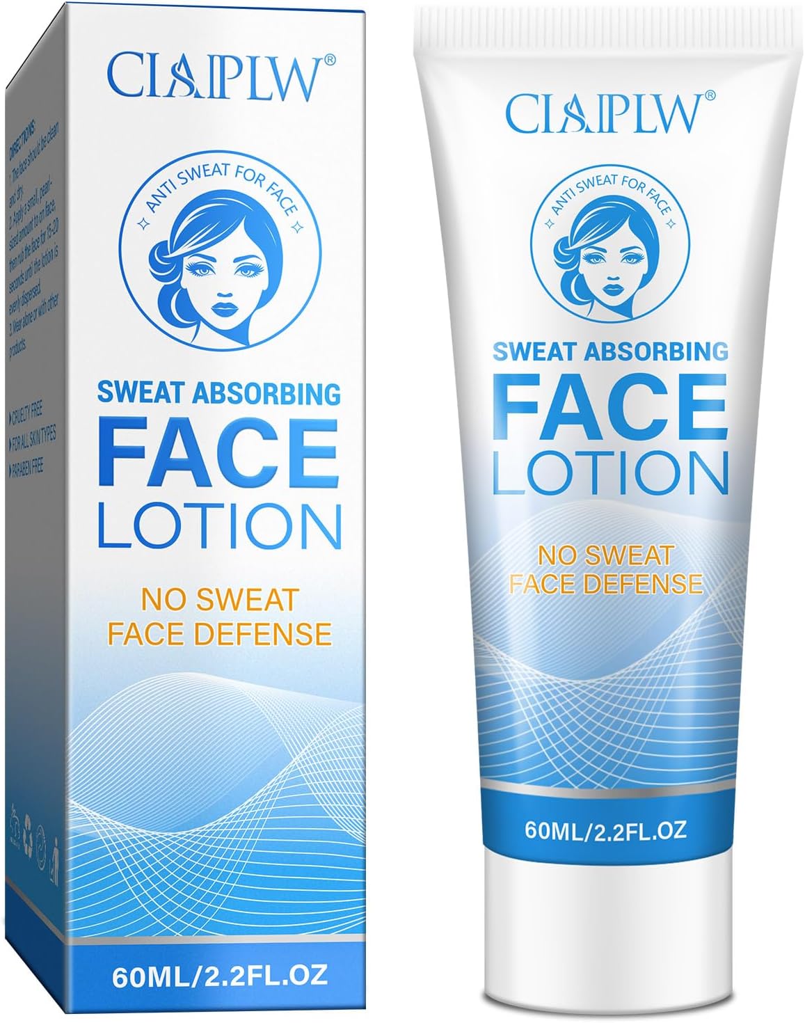 Sweat Absorbing Face Lotion, Antiperspirant for Face, Prevent Excess Facial Sweating and Facial Shining, Block Sweat and Oily Skin Control, Anti Sweat Cream For Women and Men, 60ml