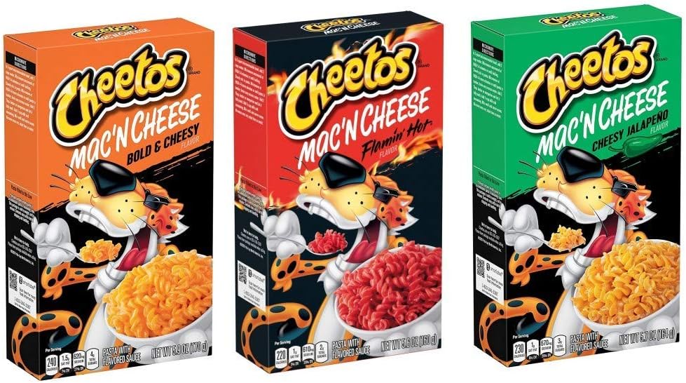 Cheetos Mac N Cheese Flavor Sampler