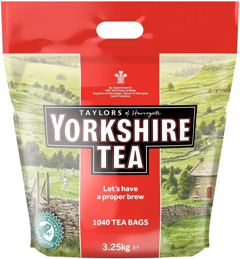 Taylors of Harrogate Yorkshire Tea 1040 Single Cup Tea Bags (2 Pack)