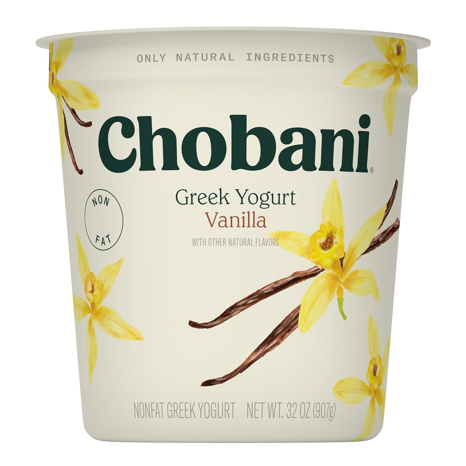 Chobani® Vanilla Blended Non-Fat Greek Yogurt 32oz