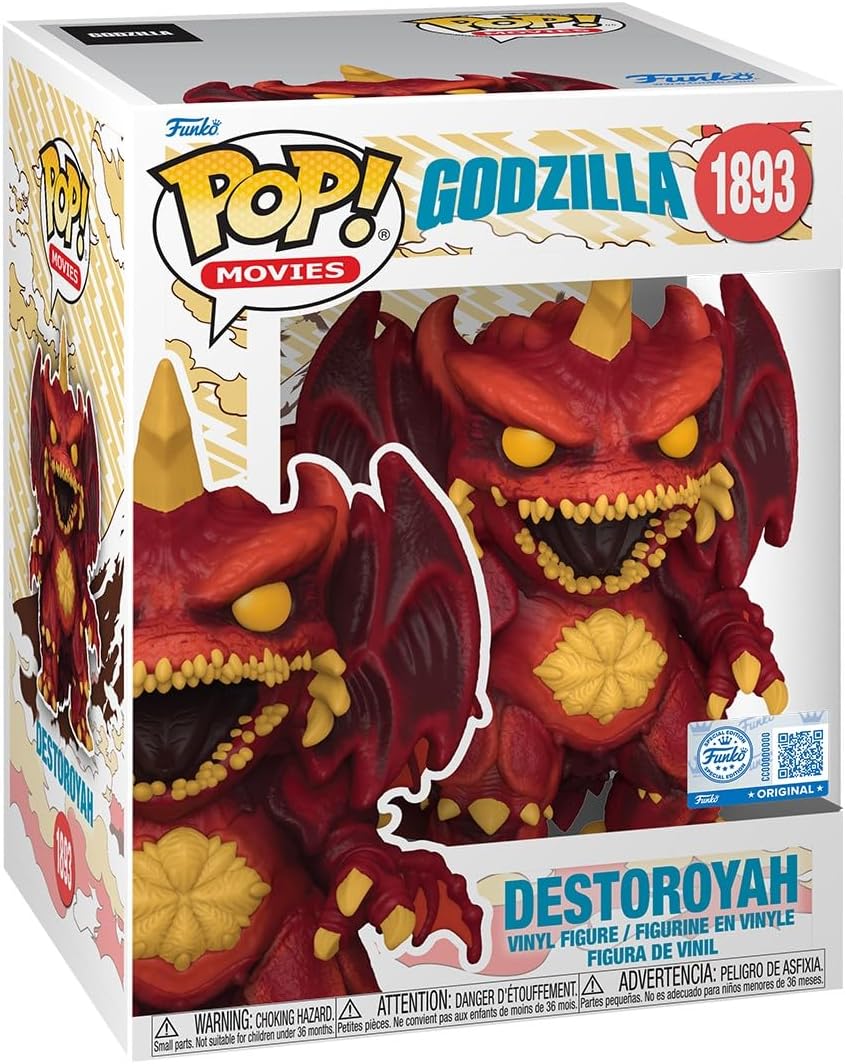 Funko Pop! Movies: Godzilla - Destoroyah - RF Destroyah - Amazon Exclusive - Collectable Vinyl Figure - Gift Idea - Official Merchandise - Toys for Kids & Adults - Movies Fans