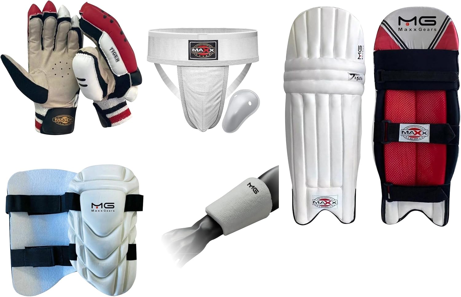 Maxx Full Cricket Protection Kit for Adults – Includes Pads, Gloves,& More