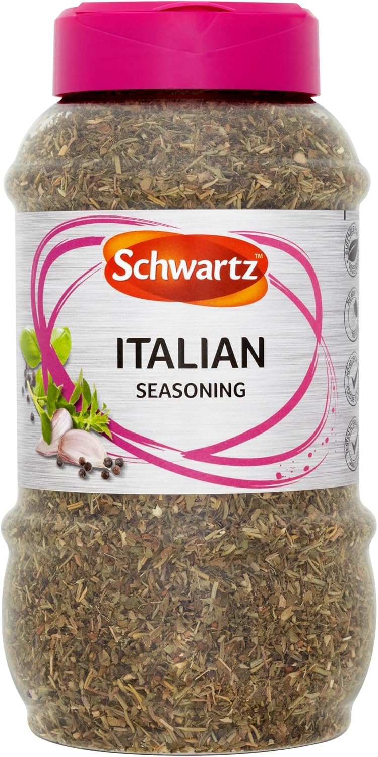 Schwartz Italian Herbs, Italian Seasoning Blend with Basil, Oregano, Rosemary and Thyme, Dried Herbs and Spices for Italian Cooking, Mixed Herbs Great for Fresh Pasta and Pizza Sauce, 0.19 kg
