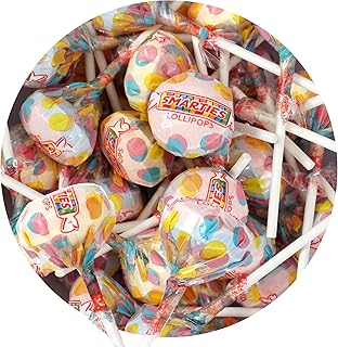 Smarties Lollipops, 1 Pound Bulk Bag (Approx. 50 pieces), Individually Wrapped Smarties Suckers, Lollies