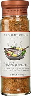 The Gourmet Collection Spice Blends, Fishermans Seafood Spectacular Seasoning for Crab Meat, Salmon, Crab Boil, Fish Fry. Shrimp, Mussels and Rice.