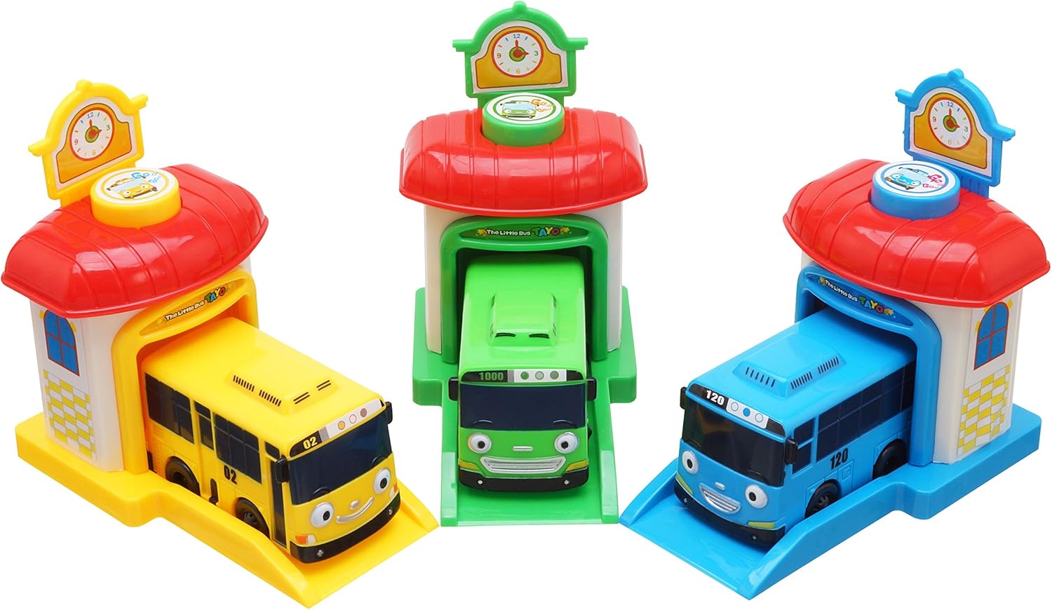 Tayo Rogi Lani Shooting-Car Station - The Little Bus Tayo Friends Toy Car