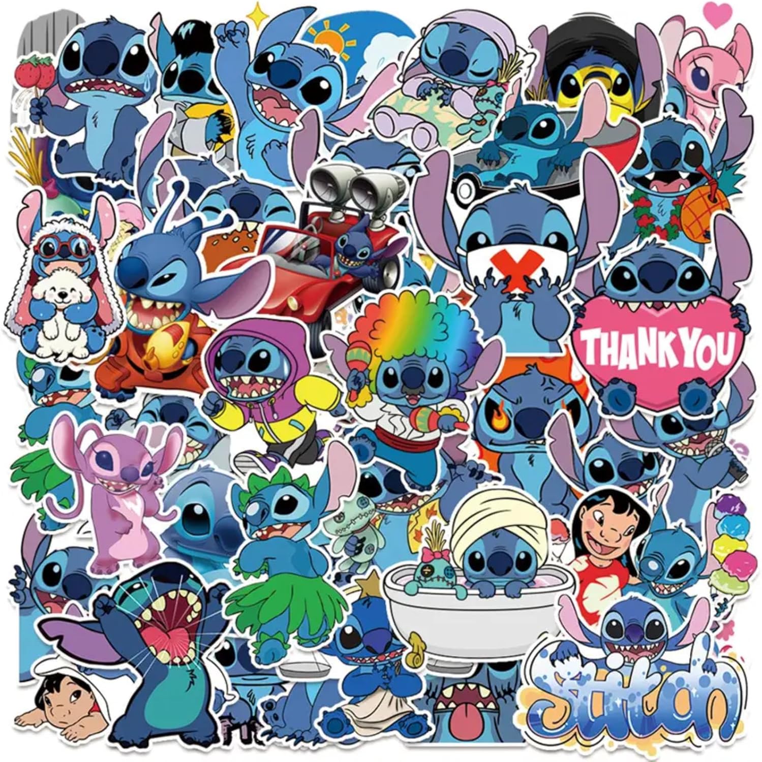112 PCS Cartoon Stickers for Kids – Cute Waterproof Vinyl Decals for Laptop, Water Bottles, Phone, Notebook – Fun Characters, Back to School Gift for Boys & Girls