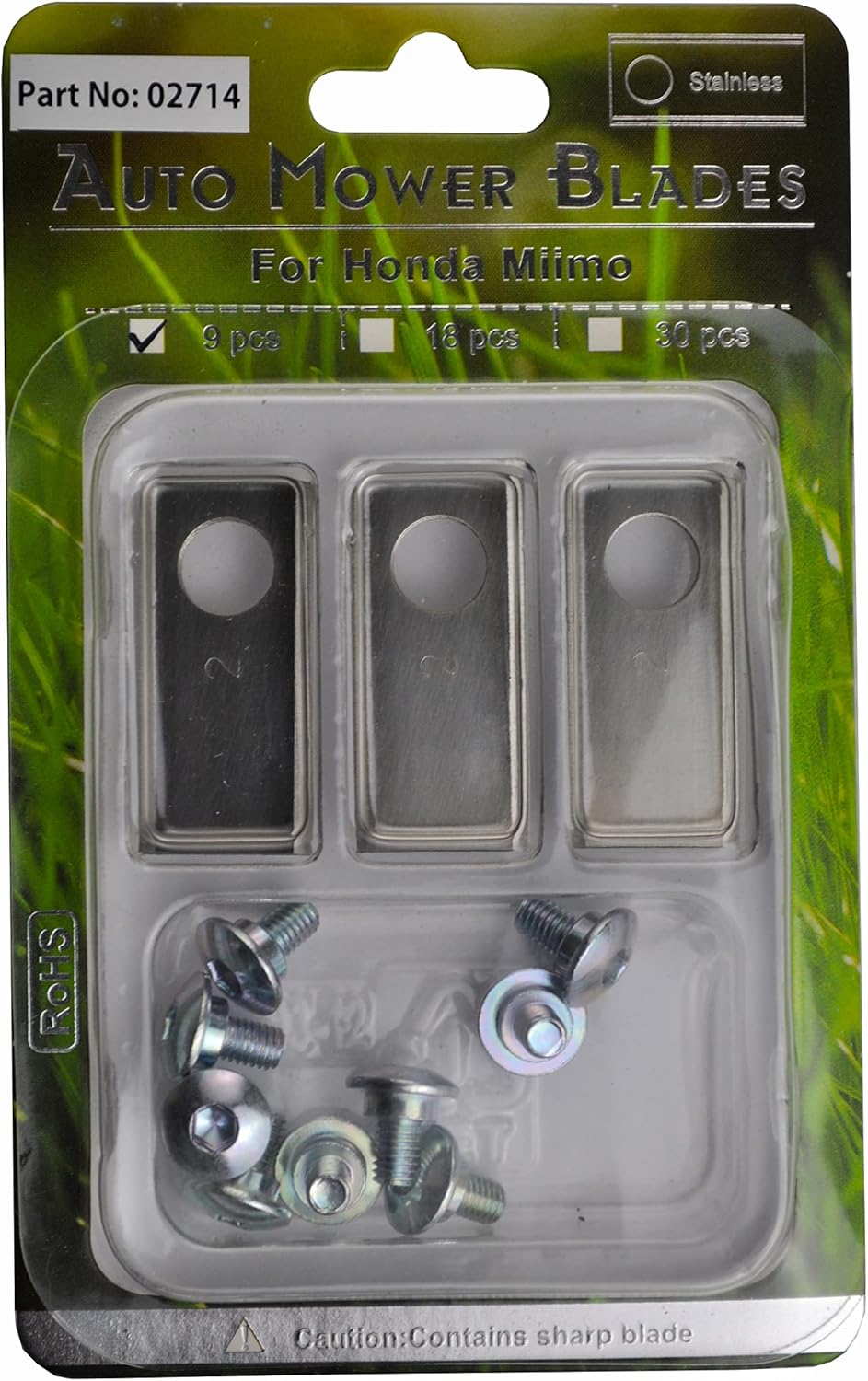 Lawnmower Blade Kit Fits Honda 06511-VP7-310 72511-VP7-030