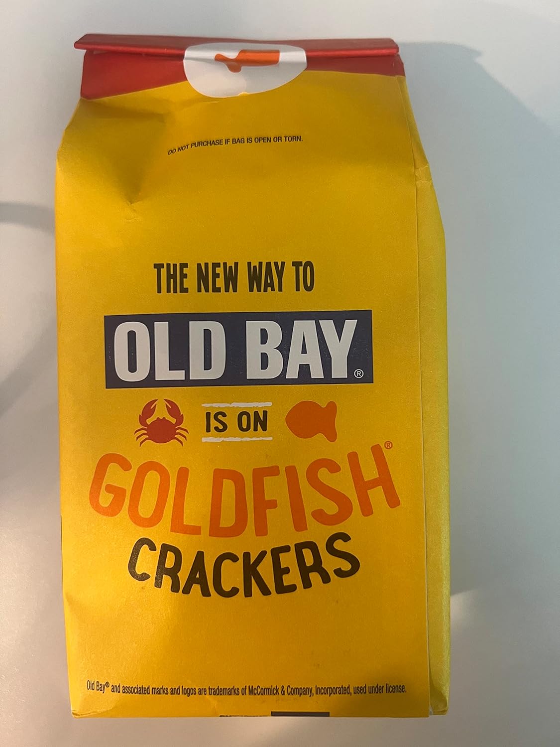 The Drayce Place Old Bay Goldfish Seasoned Snack Crackers Limited Edition Flavor, TDP Sticker, 6.6 Ounce (Pack of 1)
