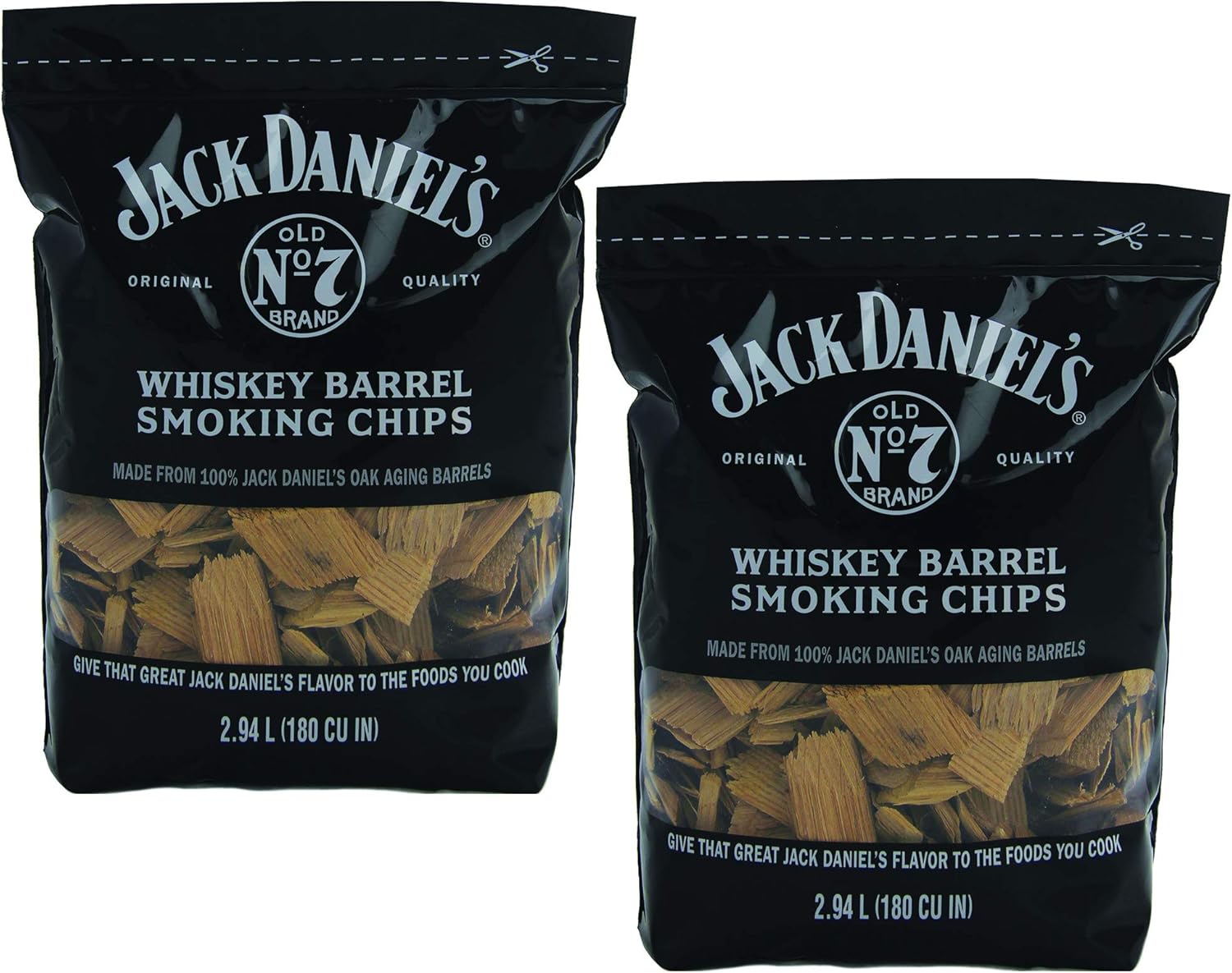 Jack Daniels 01749 Wood BBQ Smoking Chips (2 Pack)