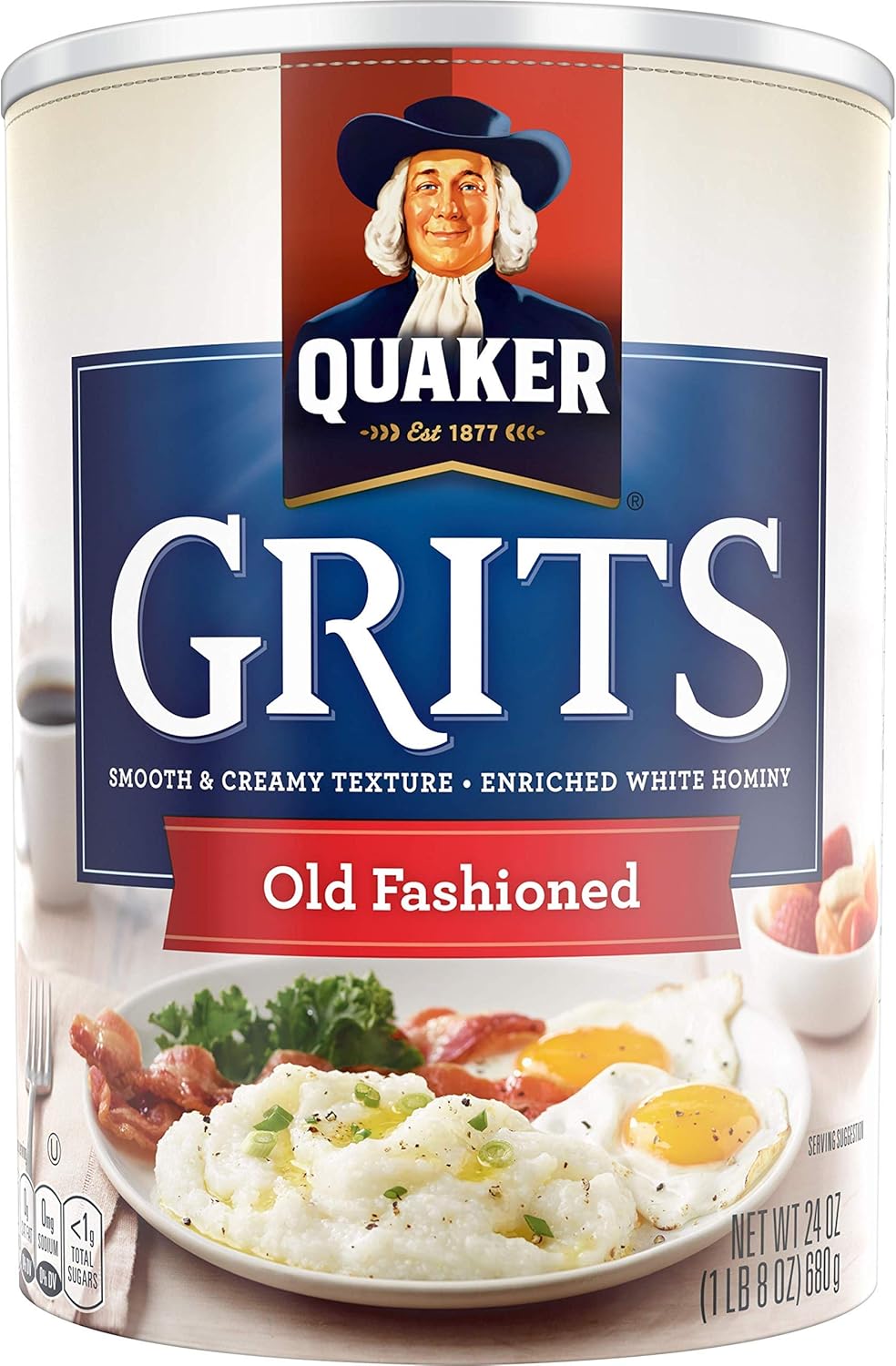 Quaker Old Fashioned Smooth & Creamy Grits, 24 oz - PACK OF 2
