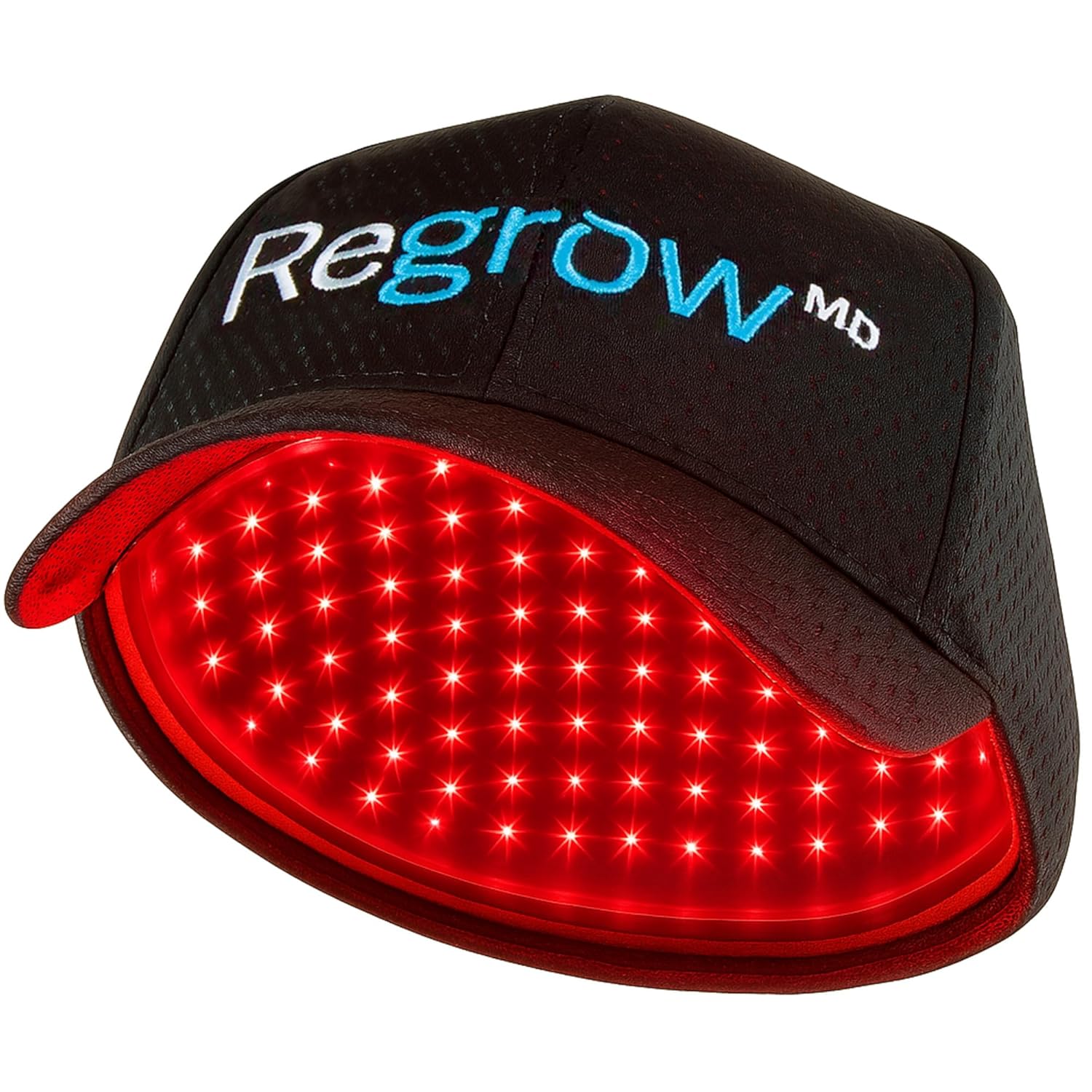 Hairmax RegrowMD FDA Cleared Laser Hair Growth Cap, Red Light Therapy for Hair Growth & Alopecia Areata Treatment, 30 Min Sessions, For Men & Women