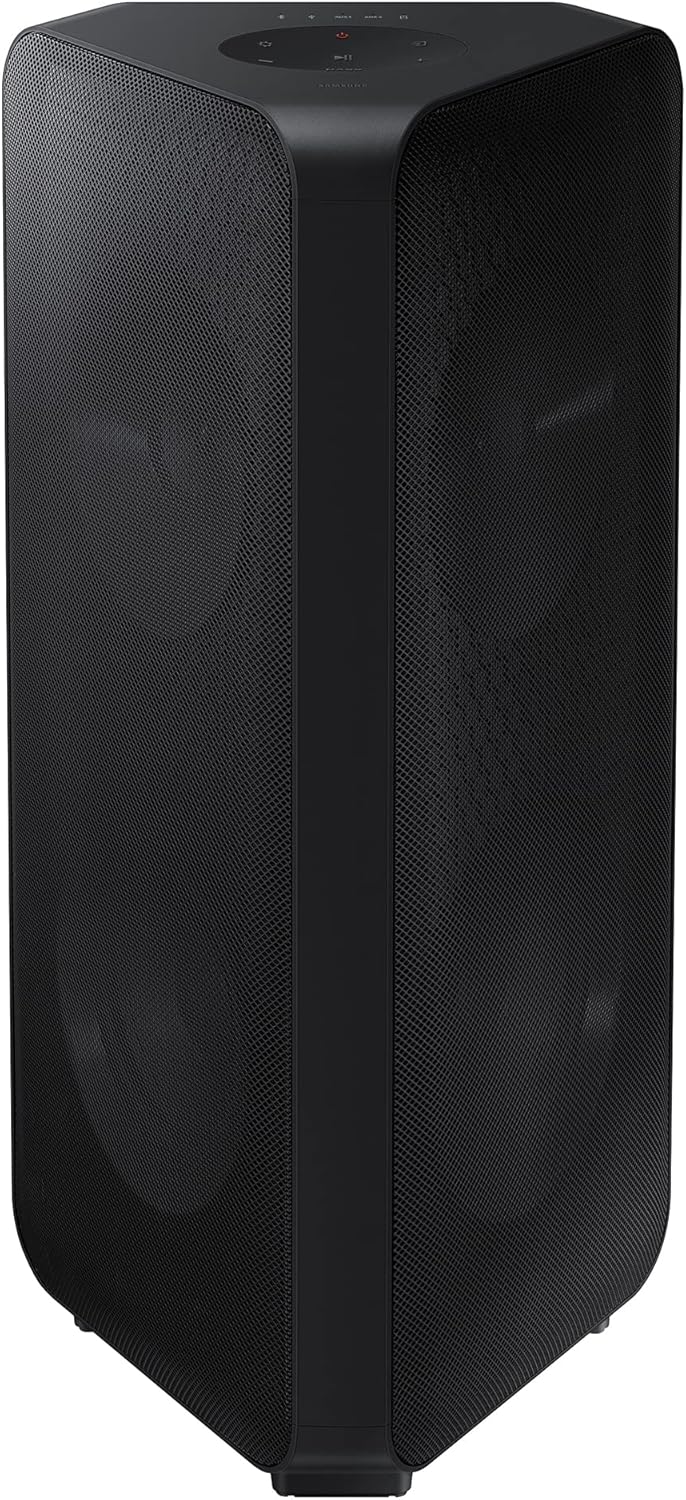Samsung ST50B Sound Tower (2022) - 240W 2.0ch Water Resistant Portable Sound Tower Speaker With 4 Built In Speakers, Party Lighting And Audio, Bass Booster, Karaoke Mode And Bluetooth Connection