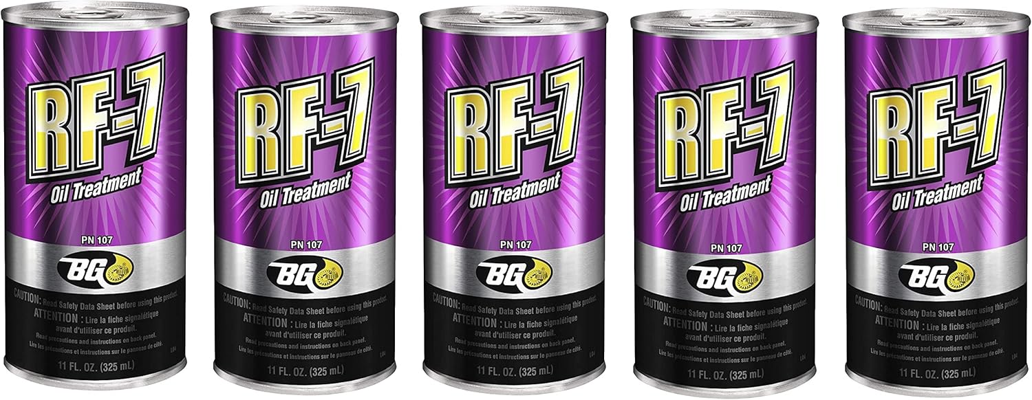 BG RF7 PN107 Engine Oil Treatment 11oz. Can - (5) Pack From Smilyeez