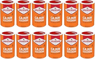 Louisiana Fish Fry Cajun Seasoning - Flavorful All-Purpose Seasoning 8 oz. (Pack of 12) - Perfectly Spiced for Meat, Fish, Vegetables, Soups, Salads, and More - Ideal for Grilling, Roasting, and Sauteing Your Favorite Dishes