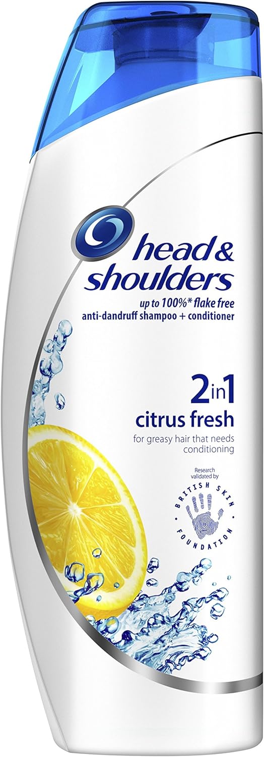 Head and Shoulders 2-in-1 Citrus Fresh Shampoo and Conditioner, 450 ml