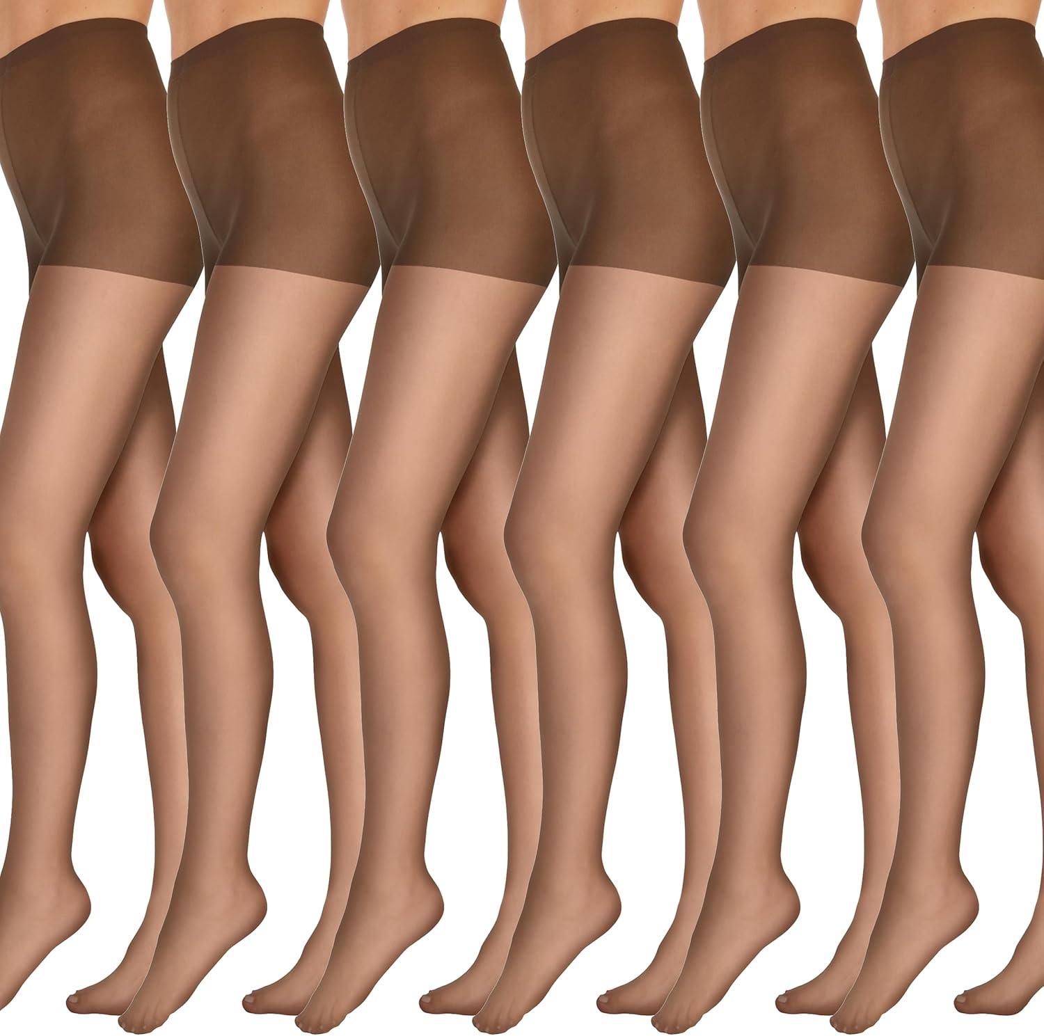 L'eggs Everyday Control Top Sheer Toe Pantyhose for All Day Comfort, 100% Nylon