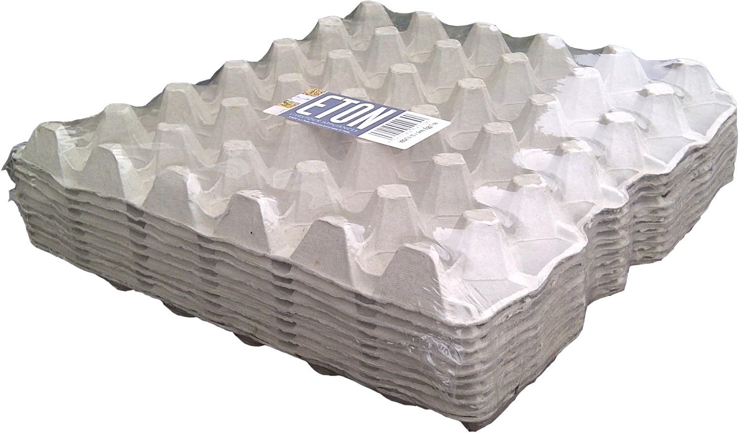 30 Egg Grey Fibre Eton Egg Trays, Pack of 10