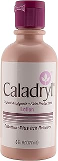 Calamine Lotion by Caladryl, Skin Protectant plus Itch Relief, 6 Fl Oz