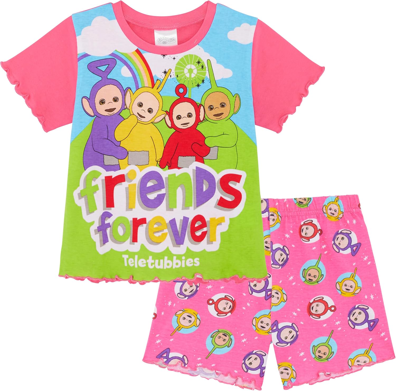 Teletubbies Girls 100% Cotton Short Pyjamas 6 months - 5 years