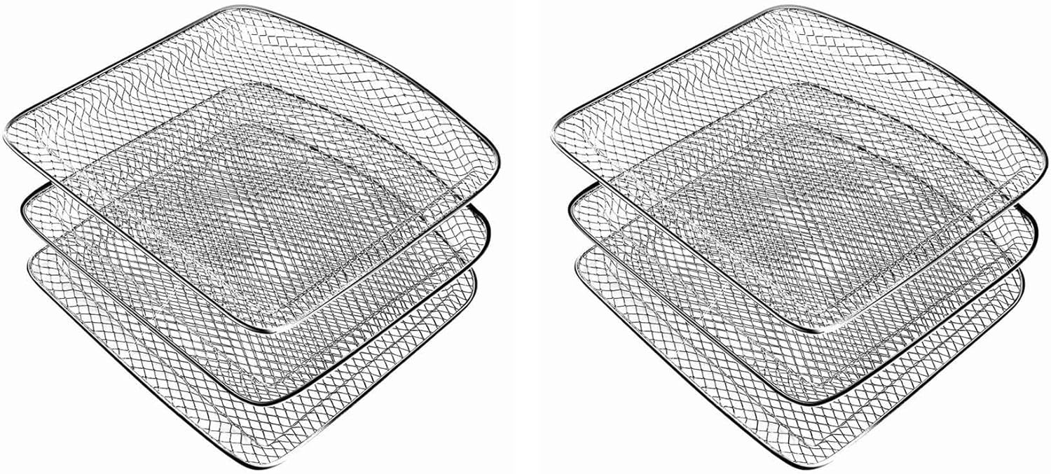 Giwnhvx 6X Air Fryer Accessories,Air for 6QT, Aria and for Air Fryer Oven,Dehydrator Racks